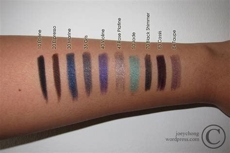 chanel eyeliner swatches|chanel waterproof eyeliner.